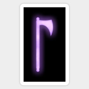 Spiritual Weapon (Purple Battleaxe) Magnet